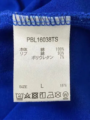 PAGEBOYLIM/ページボーイリム/Tシャツ/カットソー/トップス/ブルー/L