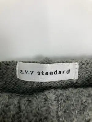 a.v.v standard/アーヴェヴェスタンダード/ニット/セーター/トップス/グレー/L