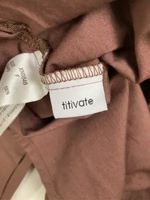 titivate/ティティベイト/シャツ/ブラウス/トップス/ブラウン/F