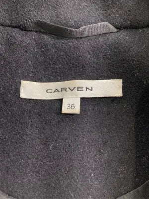 CARVEN/カルヴェン/チェスターコート/ジャケット/アウター/ブラック/３６