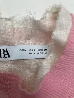 ZARA/ザラ/ニット/セーター/トップス/ピンク/EUR L/USA L/MEX 30
