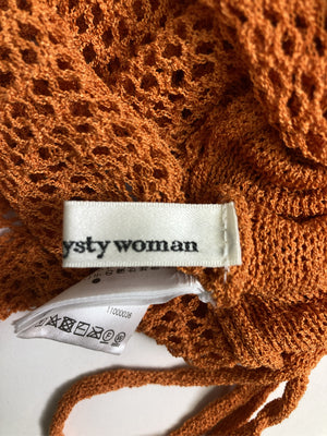 mystywoman/ミスティウーマン/ニット/セーター/トップス/ブラウン/F