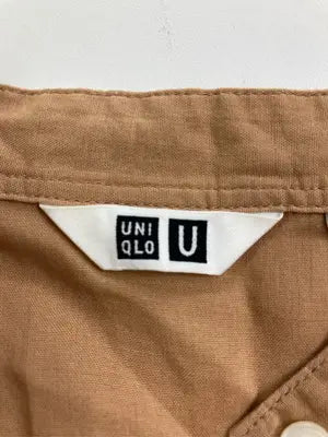 UNIQLO/ユニクロ/シャツ/ブラウス/トップス/ブラウン/S