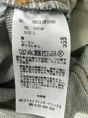 Editt by YECCA VECCA/デニムパンツ/パンツ/ブルー/L