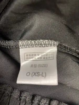 ナイロンパンツ/パンツ/ブラック/O (XS-L)
