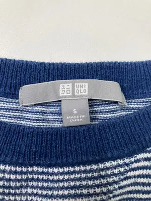 UNIQLO/ユニクロ/ニット/セーター/トップス/ネイビー/S