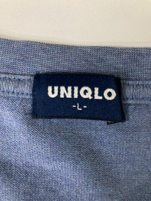UNIQLO/ユニクロ/Tシャツ/カットソー/トップス/スカイブルー/L