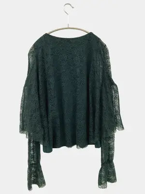 ZARA/ザラ/シャツ/ブラウス/トップス/グリーン/USA M