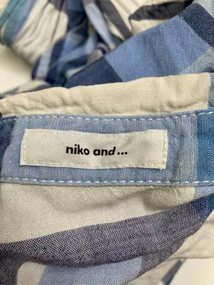 niko and .../ニコアンド/シャツワンピース/ワンピース/ドレス/ブルー