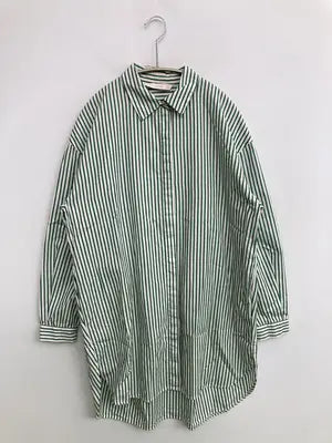 ZARA/ザラ/シャツ/ブラウス/トップス/グリーン/XS
