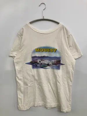 MOUSSY/マウジー/Tシャツ/カットソー/トップス/ホワイト/F