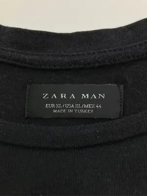 ZARA MAN/ザラマン/Tシャツ/カットソー/トップス/ブラック/XL