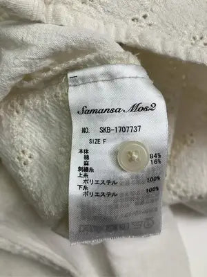 Samansa Mos2/サマンサモスモス/シャツ/ブラウス/トップス/ホワイト/F