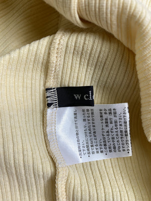 w closet/ダブルクローゼット/カーディガン/ボレロ/トップス/イエロー/F