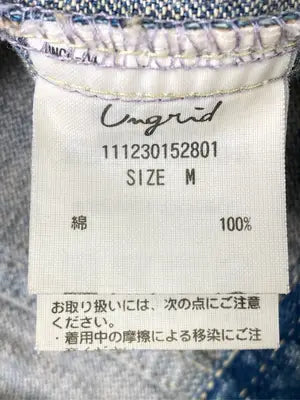 Ungrid/アングリッド/デニムジャケット/ジャケット/アウター/ブルー/M