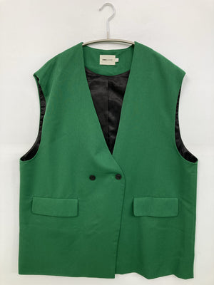 EMMA CLOTHES/エマクローズ/ベスト/トップス/グリーン/L
