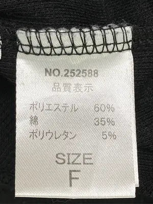 gleam/グリーム/Tシャツ/カットソー/トップス/ブラック/F
