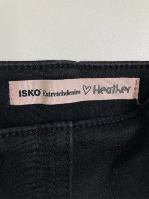 Heather/ヘザー/スラックス/パンツ/ブラック/XS