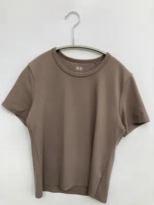 UNIQLO/ユニクロ/Tシャツ/カットソー/トップス/ブラウン/S