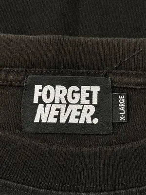 FORGET NEVER./Tシャツ/カットソー/トップス/ブラック/X-LARGE