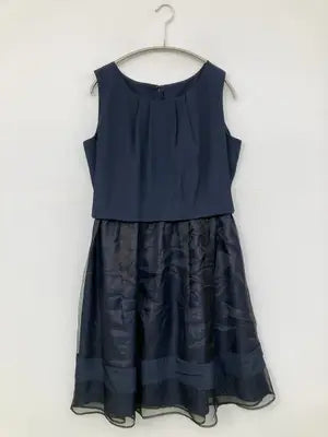 SUCRE/シュクレ/ワンピース/ワンピース/ドレス/ネイビー/11AR67    バスト86  ヒップ93  身長158  ウエスト67