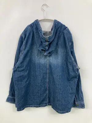 Daily Topics/デイリートピックス/パーカー/トップス/ブルー/4L  バスト107～115  身長154～162
