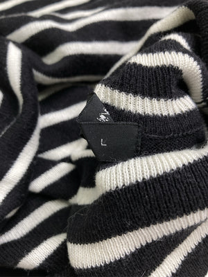 COMME CA ISM/コムサイズム/ニット/セーター/トップス/ブラック/L