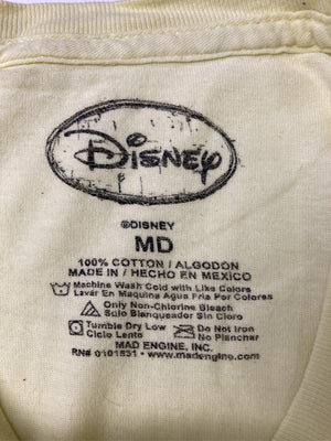 Disney/ディズニー/Tシャツ/カットソー/トップス/イエロー/MD