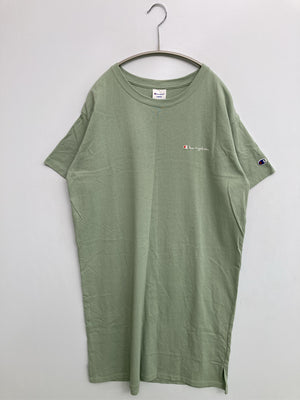 CHAMPION/チャンピオン/シャツワンピース/ワンピース/ドレス/ライトグリーン/L