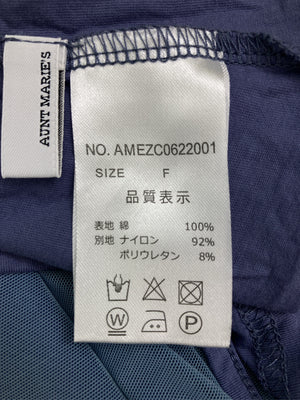 AUNT MARIE'S/アントマリーズ/ノースリーブ/トップス/ブルー/F