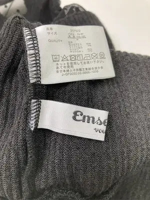 ems excite/エムズエキサイト/ニット/セーター/トップス/ブラック/M