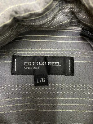 COTTON REEL/シャツ/ブラウス/トップス/グレー/L