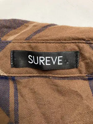 SUREVE/シュリーブ/シャツ/ブラウス/トップス/ブラウン/M   バスト79～87  身長154～162