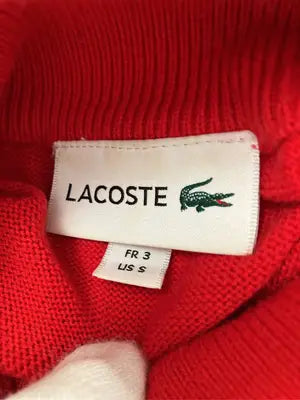 LACOSTE/ラコステ/ニット/セーター/トップス/レッド/LIS S