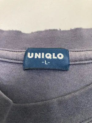 UNIQLO/ユニクロ/Tシャツ/カットソー/トップス/ブラック/L
