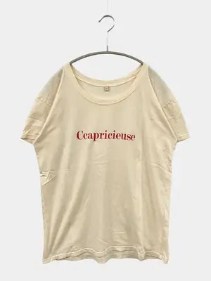 Tシャツ/カットソー/トップス/アイボリー/M