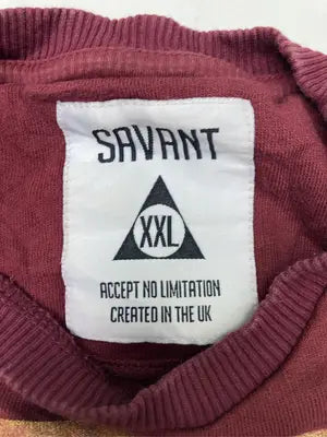 SAVANT/スウェット/トップス/レッド/XXL
