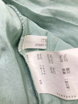 ITEMS/アイテムズ/シャツワンピース/ワンピース/ドレス/ライトグリーン/Free