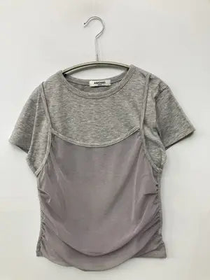 ASKHAKI/Tシャツ/カットソー/トップス/グレー