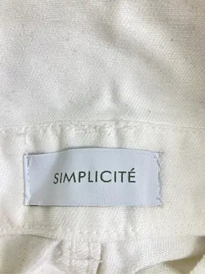 SIMPLICITE/サンプリシテ/サロペット/オーバーオール/オールインワン・サロペット/ホワイト