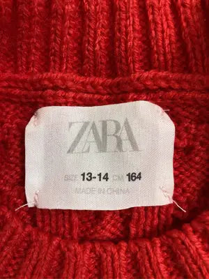 ZARA/ザラ/ニット/セーター/トップス/レッド/13-14 CM 164