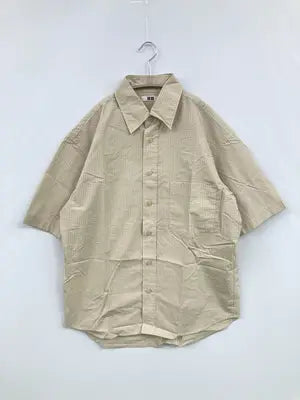UNIQLO U/ユニクロユー/シャツ/ブラウス/トップス/ベージュ/XS