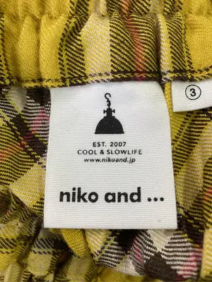 niko and .../ニコアンド/ロングスカート/スカート/イエロー/3