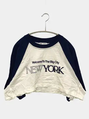 ZARA/ザラ/Tシャツ/カットソー/トップス/ネイビー/S