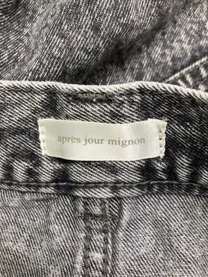apres jour mignon/アプレジュールミニョン/デニムパンツ/パンツ/ブラック/M