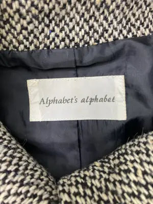 Alphabet's alphabet/ノーカラーコート/ジャケット/アウター/グレー/F