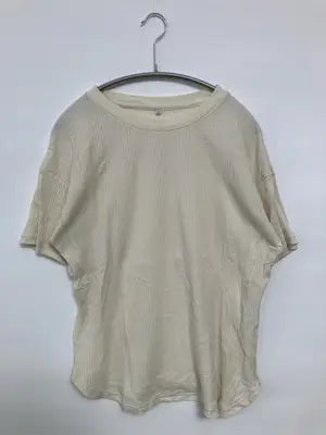 Tシャツ/カットソー/トップス/ホワイト/LL