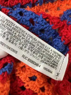 ZARA/ザラ/ベスト/トップス/レッド/USA S