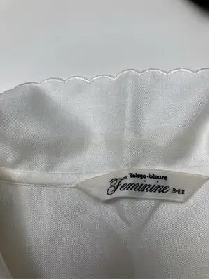 Feminine/シャツ/ブラウス/トップス/ホワイト/B-88