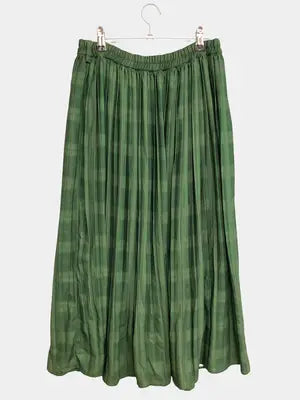 DOUBLE NAME/ダブルネーム/ロングスカート/スカート/グリーン/F